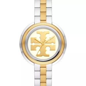 Tory Burch Miller Two-Tone Stainless Steel Bracelet Watch